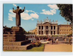 Postcard St. John's Basilica, Rome, Italy