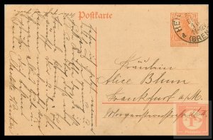 German Reichspost Postcard