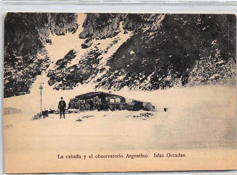 FALKLANDS : la cabana y el observatorio argentino islas orcadas - tres bon etat