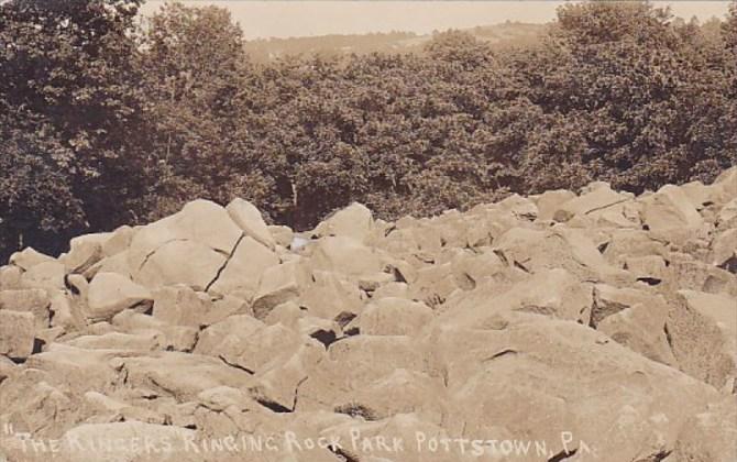 The Ringer Ringing Rock Park Pottstown Pennsylvania Real Photo