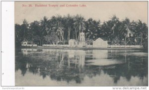 Sri Lanka Ceylon Buddhist Temple and Colombo Lake