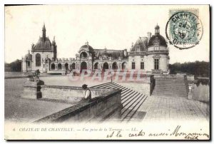 Postcard Old Chateau De Chantilly