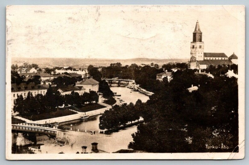 1929   RPPC  Finland  Turku-Abo   Postcard