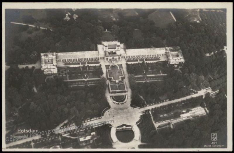 Germany Empire Potsdam Orangerie Early Flight Aerial View Fliegeraufnahme  67837