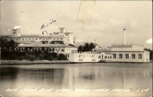 Delray Beach Florida FL Boca Raton Club Real Photo Vintage Postcard