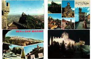 SAN MARINO ITALY 95 MODERN / VINTAGE POSTCARDS ALL POSTALLY USED 1950-1990