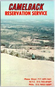 Postcard - The Camelback Reservation Service, Tannersville, Pennsylvania, USA