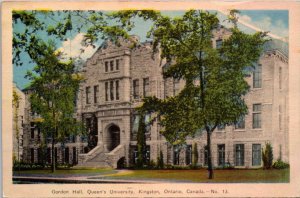 Canada Kingston Queen's Universiry Gordon Hall 1945