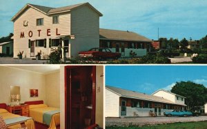 Vintage Postcard White Swan Motel 10 Ground Floor Units St. Stephen Nebraska NB