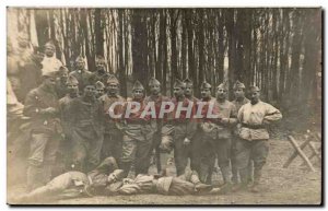PHOTO CARD Army Soldiers March 1924 EcoLED e Genie (EOR) Polygon Mortemets Sa...