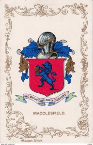 MACCLESFIELD, Cheshire, England, 1900-1910s; Coat Of Arms