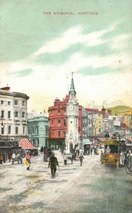 Vintage Postcard 1911 View of The Memorial Hastings England UK