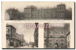 Old Postcard Lefevre MULHOUSE Barracks Old Barracks 112th Infantry Regiment G...