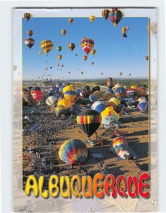 Postcard Hot Air Ballooning, Albuquerque, New Mexico