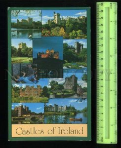 207759 CASTLES of IRELAND Old poster photo collage postcard