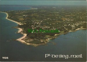 France Postcard - Aerial View of Fouesnant, Brittany RR8832