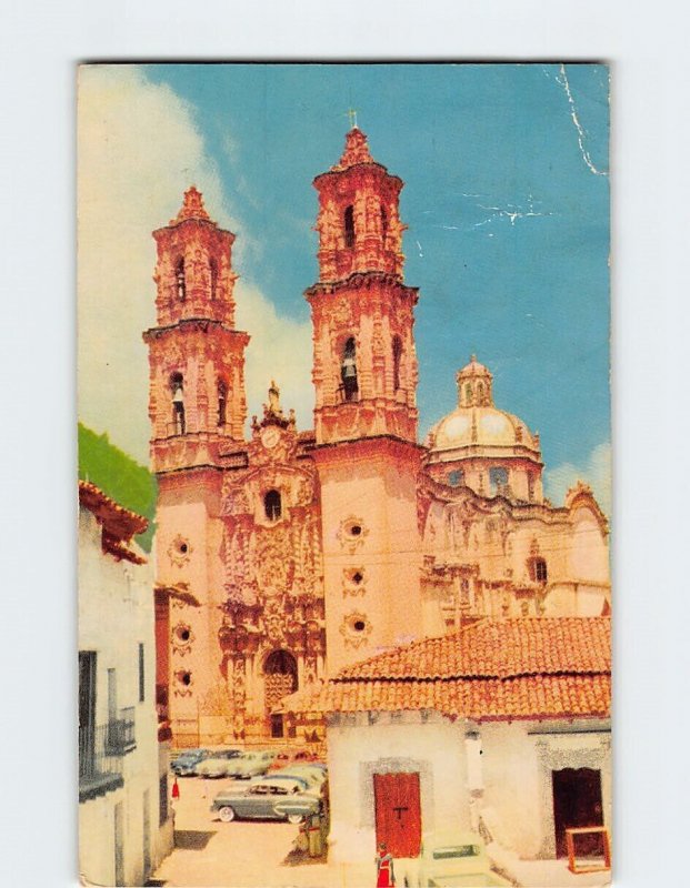 Postcard Iglesia Santa Prisca, Taxco, Mexico
