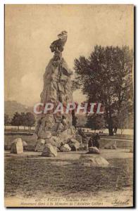 Old Postcard Jet Aviation Vichy New high Monument Park to the memory of Gilbe...