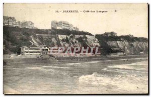 Old Postcard Biarritz Cote des Basques