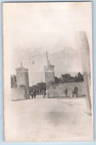 St. Augustine Florida FL Postcard RPPC Photo City Gate Entrance c1910's Antique