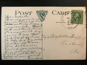 Vintage Postcard 1915 13thh Regiment Armory Scranton PA