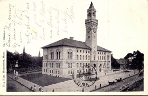 Massachusetts Worcester City Hall 1905