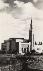 Farouk Mosque Egypt Real Photo Old Postcard