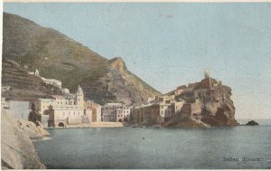 ITALIAN RIVIERS, Italy - Vintage POSTCARD