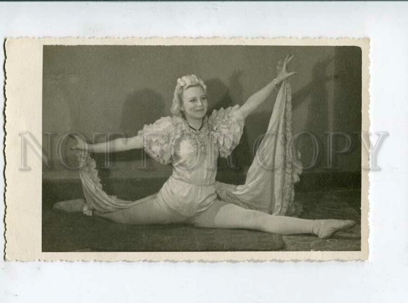 3134938 RUSSIAN BALLET Star DANCER Vintage REAL PHOTO