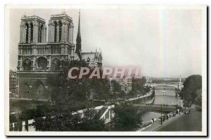 Old Postcard Paris Notre Dame