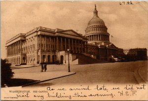 Vtg Washington DC The Capitol 1907 Raphael Tuck Postcard