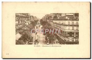 Paris - 18 - Boulevard Montmartre - Old Postcard