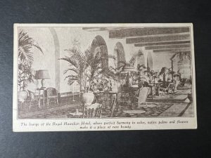 Mint Hawaii Postcard Royal Hawaiian Territorial Hotel Company Advertising