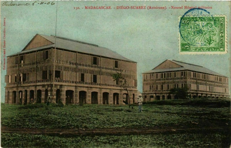 CPA AK Diego Suarez- Nouvel Hopital militaire MADAGASCAR (819983)