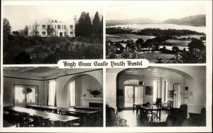 High Cross England Youth Hostel Multi-View Vintage Real Photo Postcard