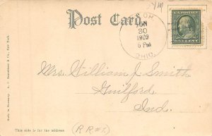 Spooning in the Moon Postcard