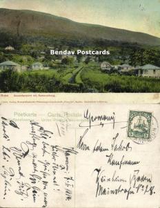 german west africa, Cameroon, BUEA, Partial View with Mount Cameroon 1914 Stamp