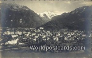 Jungfrau Interlaken Swizerland 1924 