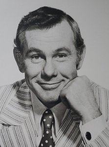 Johnny Carson 1970 Photo by Philippe Halsman Postcard