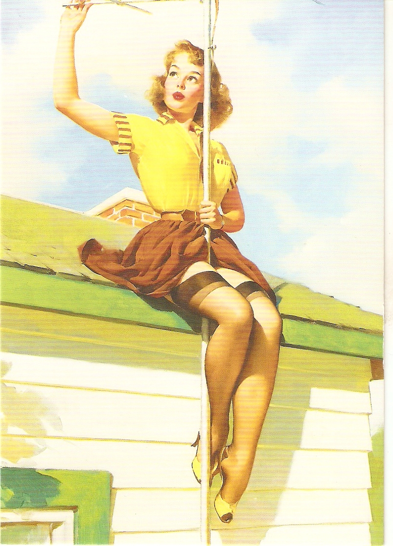 Pin Up Lady Modern Pin Ups Gil Elvgren Pc Size 15 X 10 5 Cms Topics Pin Ups Postcard