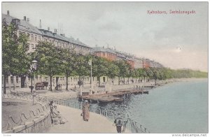 Boats, Sortedamsgade, København, Denmark, 1900-1910s