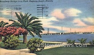 Broadway Bridge - Daytona Beach, Florida FL  