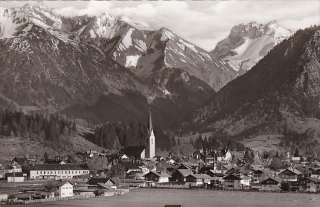 Germany Oberstdorf Panorama 1957 Photo
