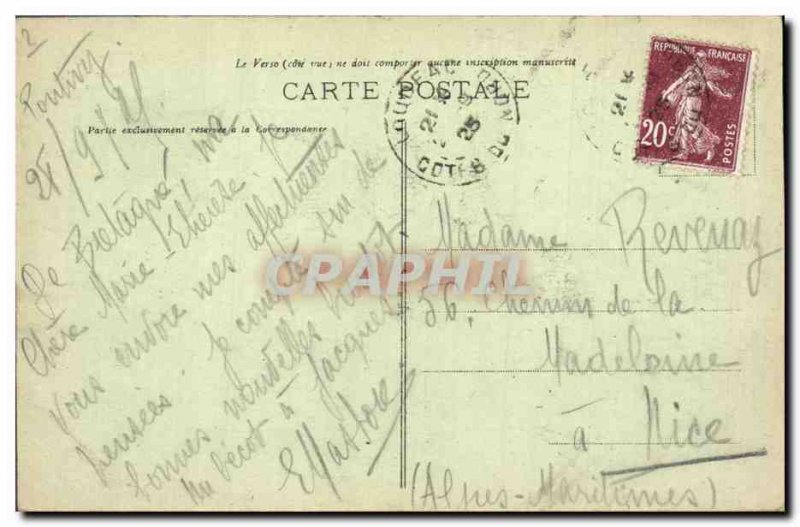 Old Postcard Vieux Chateau Pontivy Rohan Dukes