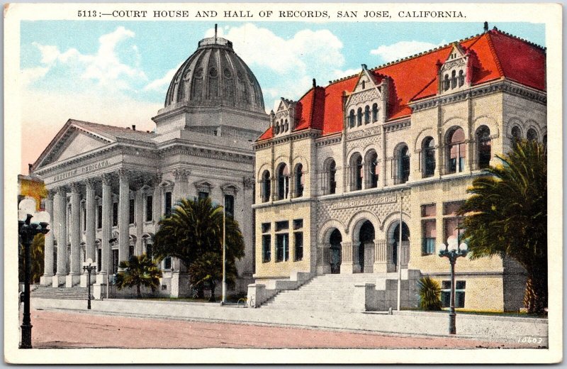 Courthouse & Hall Of Records San Jose California CA Historic Building ...