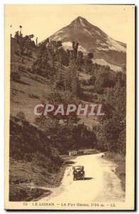 Old Postcard Le Lioran Le Puy Griou Automotive