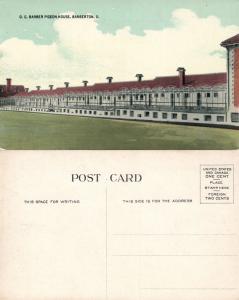 BARBERTON OH O.C.BARBER PIGEON HOUSE ANTIQUE POSTCARD 