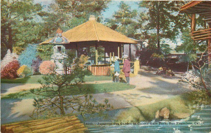 C-1910 Japanese Tea Garden Golden Gate San Francisco California Postcard 286