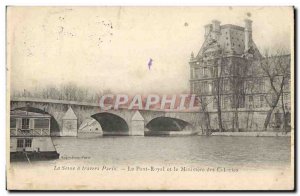 Old Postcard Paris Royal Bridge And The Ministry of Colonies