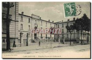 Old Postcard Police Detective Carcassonne New Fire gendarmerie